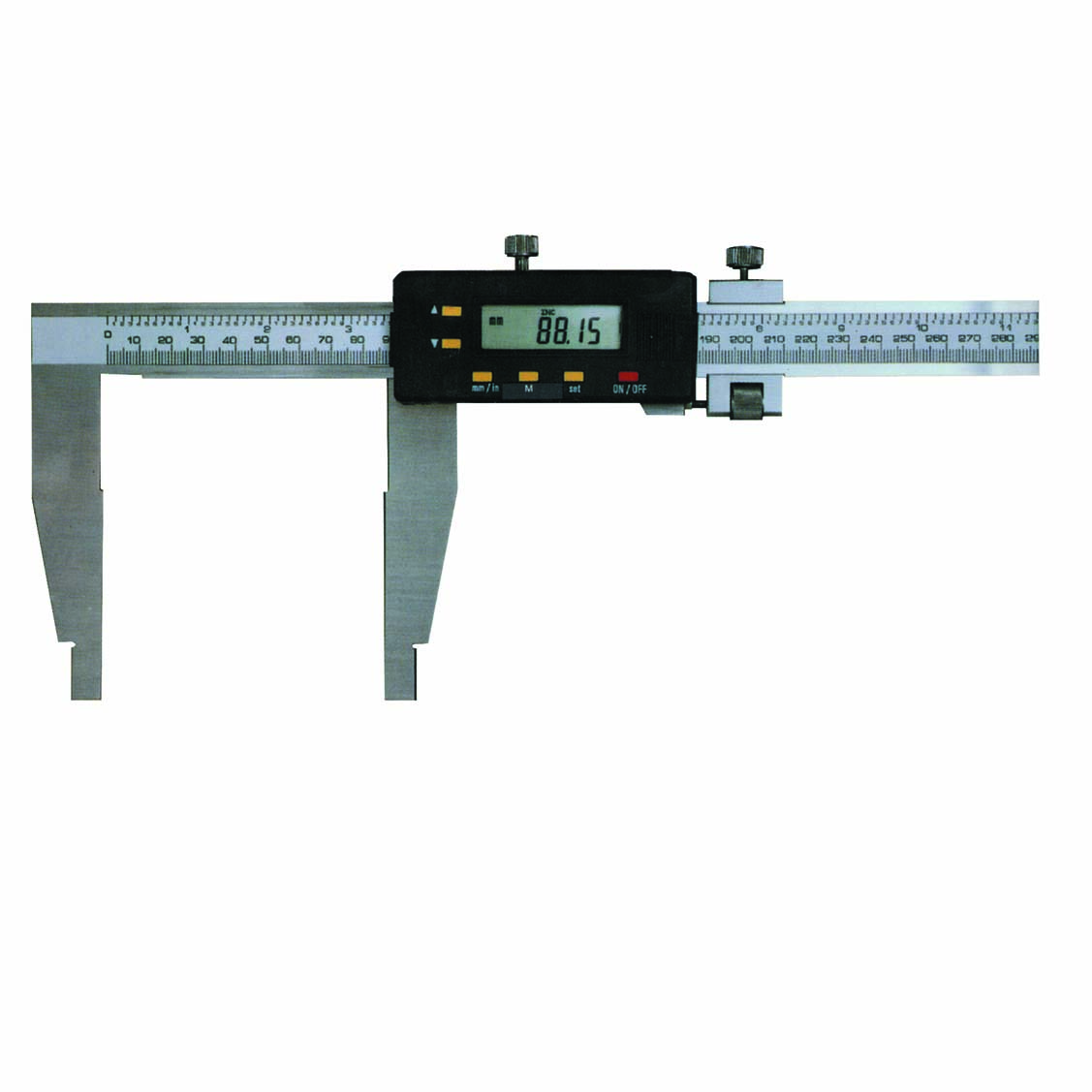 Heavy Duty Digital calipers, Without Up Jaw