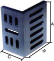 Slotted Angle Plate(Open End/Ground)